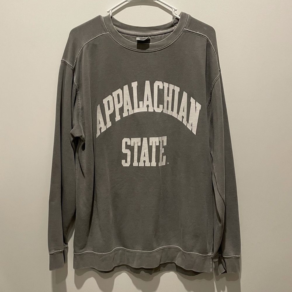 Grey app state pullover